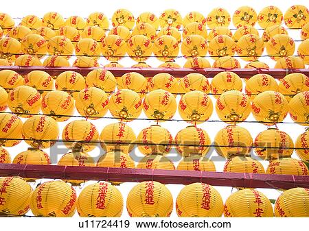 Stock Photo - Chinese New Year, Celebrations, New Year, Chinese Lantern, Decoration. Fotosearch