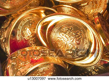 Stock Photo - Chinese New Year, Celebrations, New Year, Close-Up, Container. Fotosearch