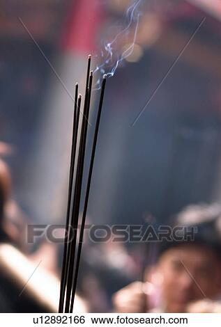 Stock Photograph - Chinese New Year, Celebrations, New Year, Burning, Close-Up. Fotosearch