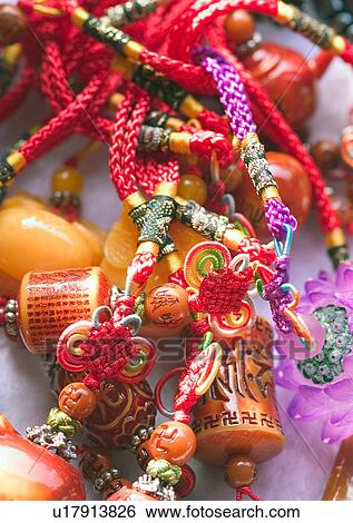 Stock Photograph - Chinese New Year, Celebrations, New Year, Close-Up, Decoration. Fotosearch