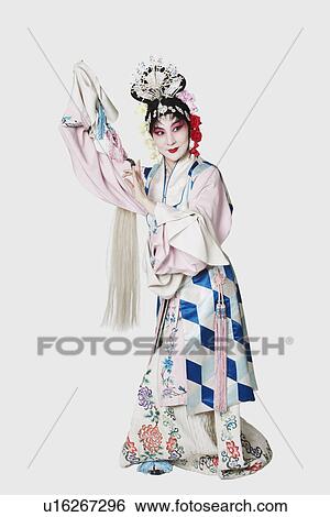 Stock Photograph - Mature woman wearing traditional clothing. Fotosearch