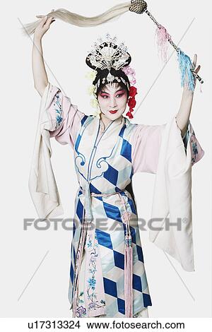 Picture - Mature woman wearing traditional clothing. Fotosearch