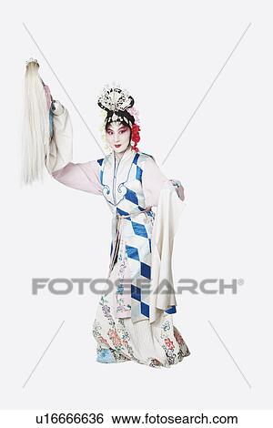 Stock Photograph - Mature woman wearing traditional clothing. Fotosearch
