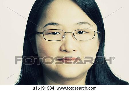 Picture - Portrait of a mid adult woman smiling. Fotosearch