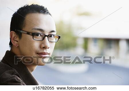 Stock Photography - Portrait of a young man. Fotosearch
