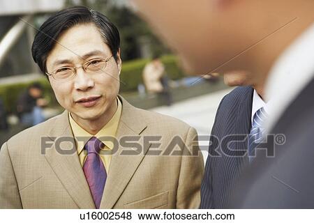 Portrait of two businessmen View Large Photo Image Stock Photo - Portrait of two businessmen. Fotosearch