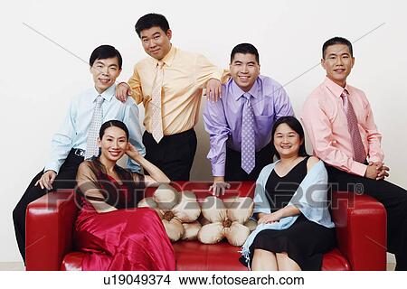 Portrait of a group of business executives posing View Large Photo Image Picture - Portrait of a group of business executives posing. Fotosearch