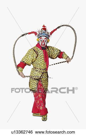 Portrait of a male Chinese opera performer gesturing View Large Photo Image Stock Photograph - Portrait of a male Chinese opera performer gesturing. Fotosearch