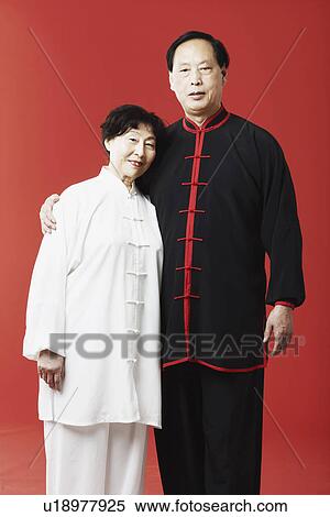 Stock Photography - Portrait of a mature couple standing together. Fotosearch