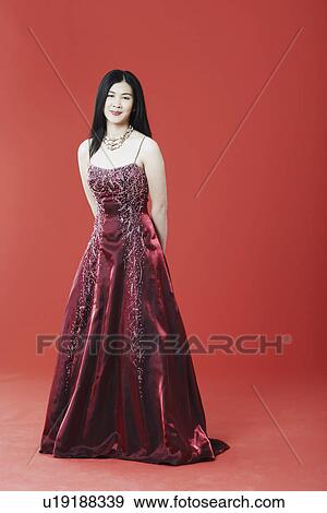 Stock Photo - Portrait of a young woman smiling. Fotosearch