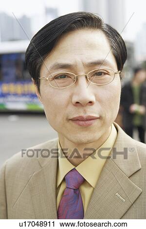Stock Image - Portrait of a businessman. Fotosearch