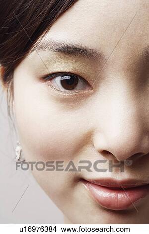 Picture - Portrait of a young woman. Fotosearch