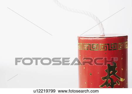 Close-up of a Chinese fire cracker View Large Photo Image Stock Photo - Close-up of a Chinese fire cracker. Fotosearch