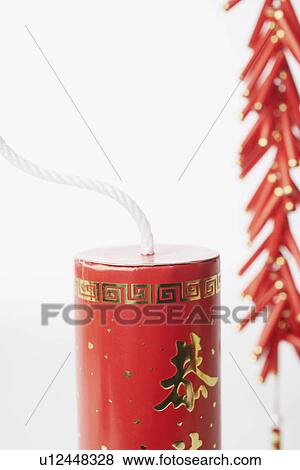 Stock Photo - Close-up of Chinese fire crackers. Fotosearch