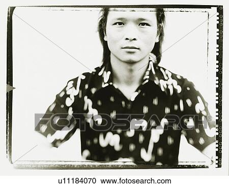 Stock Image - Portrait of a young man . Fotosearch