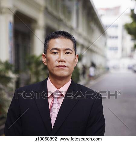 Stock Image - Portrait of a businessman. Fotosearch