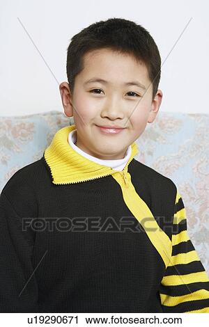 Portrait of a boy smiling View Large Photo Image Stock Image - Portrait of a boy smiling. Fotosearch
