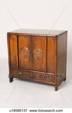 Close-up of a wooden cabinet View Large Photo Image Stock Photo - Close-up of a wooden cabinet. Fotosearch