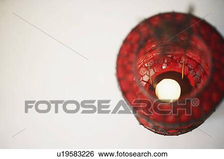 Stock Photograph - High angle view of a lantern. Fotosearch