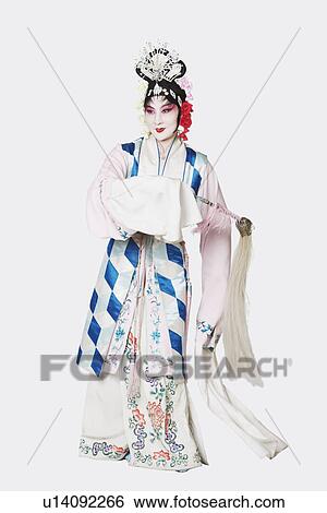 Stock Photograph - Mature woman wearing traditional clothing. Fotosearch