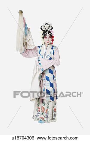 Stock Photograph - Mature woman wearing traditional clothing. Fotosearch