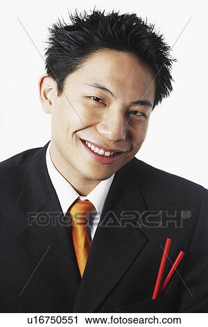Portrait of a young man smiling View Large Photo Image Stock Image - Portrait of a young man smiling. Fotosearch