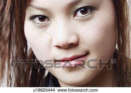 Picture - Portrait of a young woman. Fotosearch