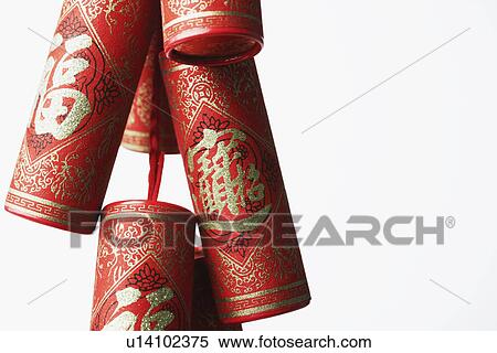 Stock Photography - Close-up of Chinese fire crackers. Fotosearch