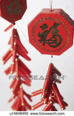Stock Image - Close-up of good luck charms. Fotosearch
