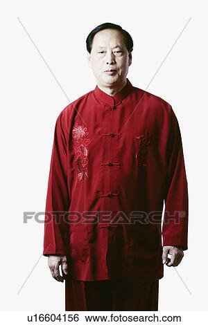 Stock Photograph - Portrait of a mature man standing. Fotosearch