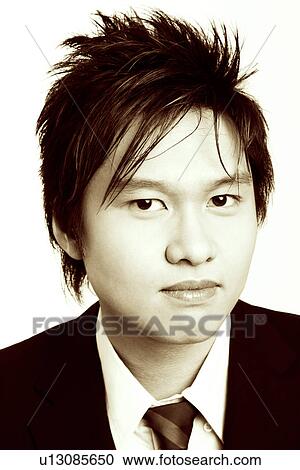Stock Image - Portrait of a businessman. Fotosearch