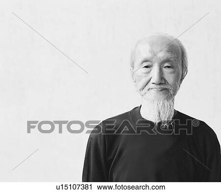 Stock Image - Portrait of a senior man. Fotosearch