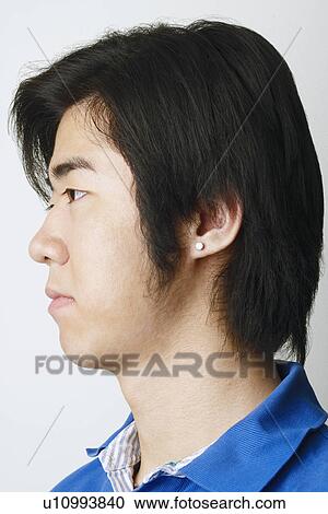 Stock Image - Close-up of a young man. Fotosearch