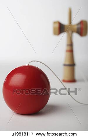 Stock Photo - Close-up of a ball on a string. Fotosearch