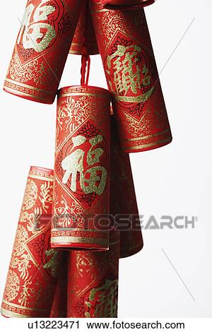 Close-up of Chinese fire crackers View Large Photo Image Stock Image - Close-up of Chinese fire crackers. Fotosearch