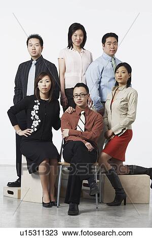 Portrait of a group of business executives View Large Photo Image Stock Image - Portrait of a group of business executives. Fotosearch