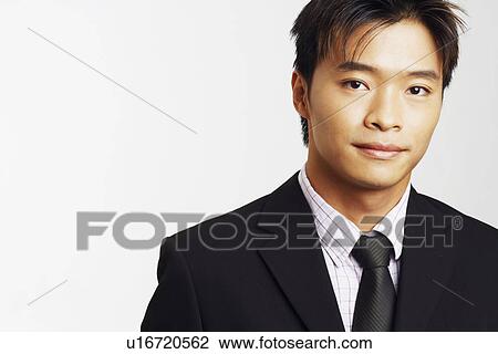 Stock Image - Portrait of a businessman. Fotosearch