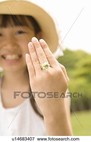 Photography of a girl showing back of hand, Differential Focus, Close Up View Large Photo Image Stock Photo - Photography of a girl showing back of hand, Differential Focus, Close Up. Fotosearch
