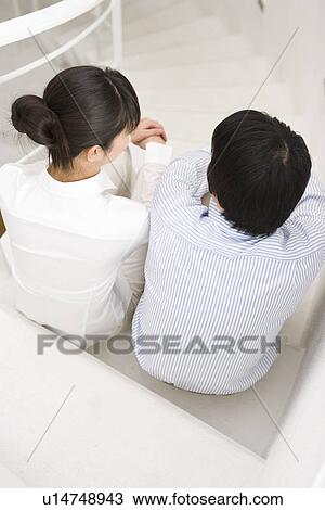 Photography of a husband and wife, Rear View View Large Photo Image Stock Image - Photography of a husband and wife, Rear View. Fotosearch