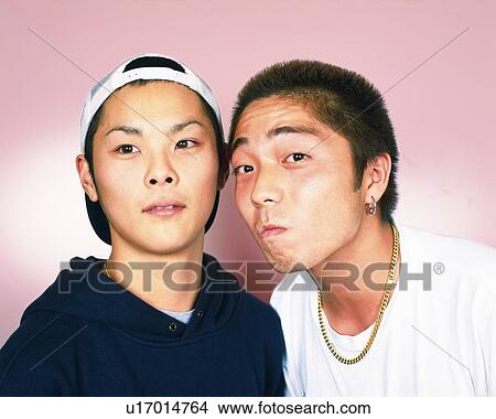 Picture - Portrait of Young Men, Front View . Fotosearch