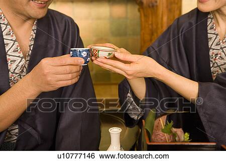 Mature Adult Couple Toasting, Front View, Close Up View Large Photo Image Stock Photograph - Mature Adult Couple Toasting, Front View, Close Up. Fotosearch