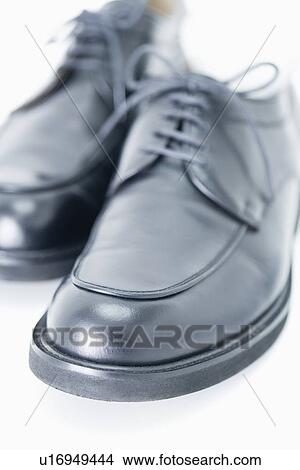 pair of men s dress shoes front view close up white background japan picture u16949444 fotosearch