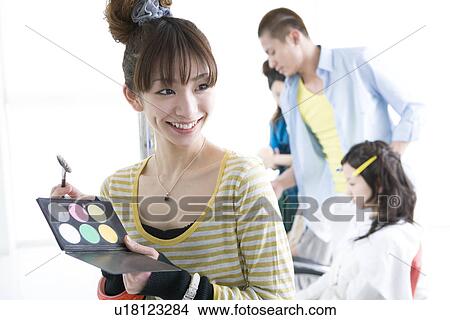 Beauty College Students in Class View Large Photo Image Picture - Beauty College Students in Class. Fotosearch