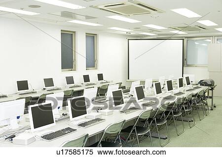 Computer Laboratory View Large Photo Image Stock Photography - Computer Laboratory. Fotosearch