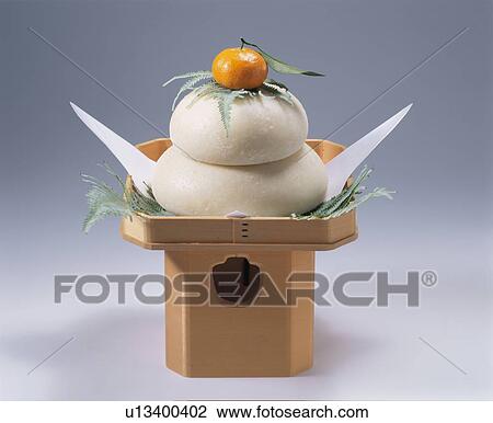 Stock Image - Offering Rice Cake. Fotosearch