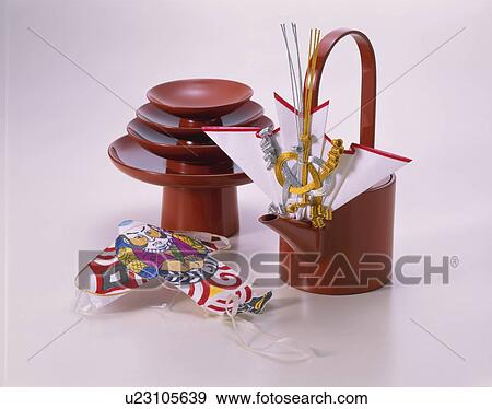 Sake Server For New Year View Large Photo Image Stock Photo - Sake Server For New Year. Fotosearch