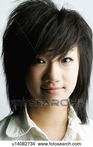 Portrait of a girl smiling View Large Photo Image Picture - Portrait of a girl smiling. Fotosearch