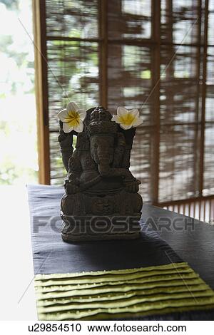 Close-up of Ganesha idol View Large Photo Image Stock Image - Close-up of Ganesha idol. Fotosearch