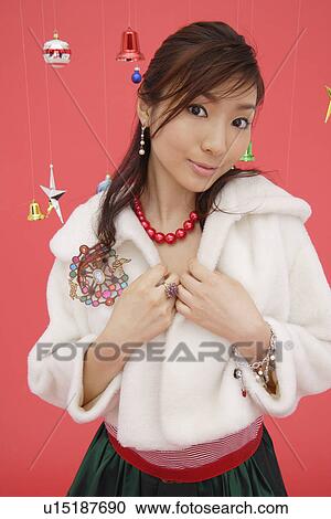 Stock Image - Portrait of a teenage girl. Fotosearch