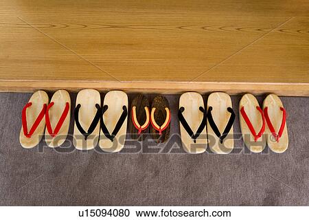 Stock Image - Geta sandals. Fotosearch
